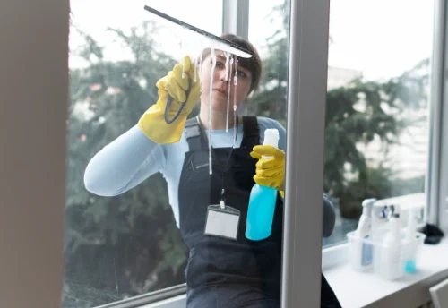 Nettoyage de vitres intérieures et extérieures à Nouzilly